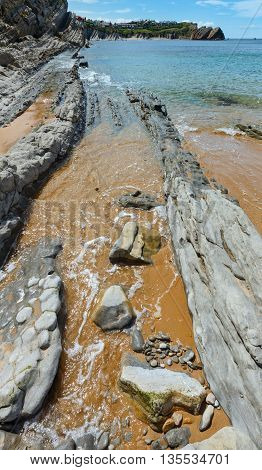 Portio Beach Coastline Landscape.