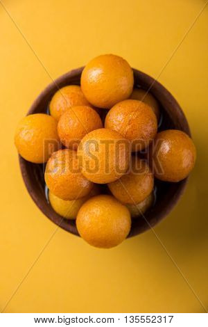 Gulab jamun, or gulaab jamun, is a milk-solids-based sweet mithai