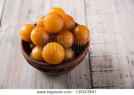Gulab jamun, or gulaab jamun, is a milk-solids-based sweet mithai