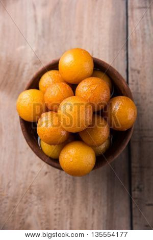 Gulab jamun, or gulaab jamun, is a milk-solids-based sweet mithai