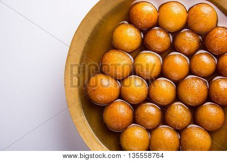 Gulab jamun, or gulaab jamun, is a milk-solids-based sweet mithai