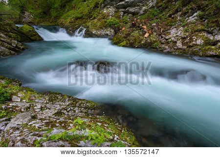 Soteska Vintgar In The River Radovna