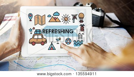 Travel Vacation Sun Fun Enjoyment Concept