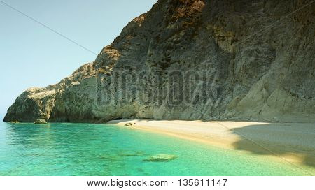 Egremni beach at Lefkada, Ionion sea, Greece