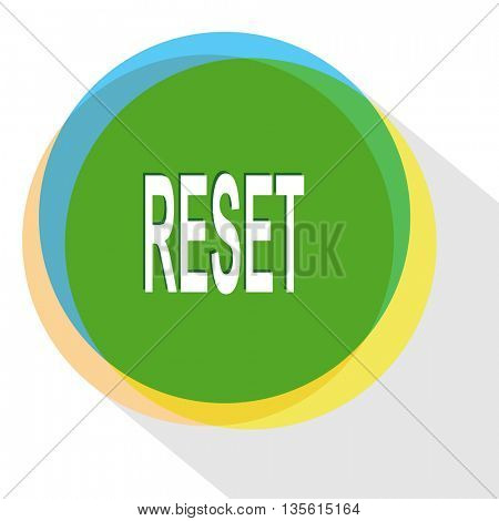 reset. Internet template. Vector icon.