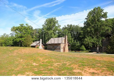 Historic homes preserved in Fowler park Indiana