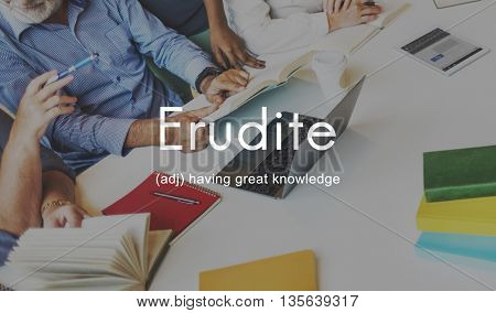 Erudite Academic Educated Intellectual Knowledgeable Concept
