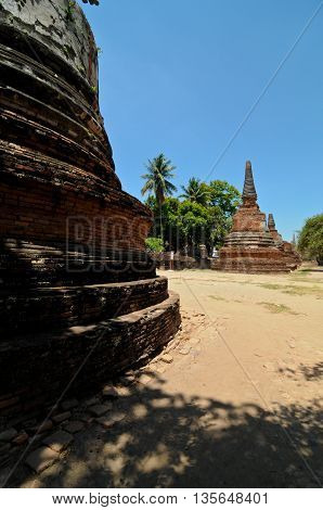 old pagoda at Wat Prah Si Sanphet