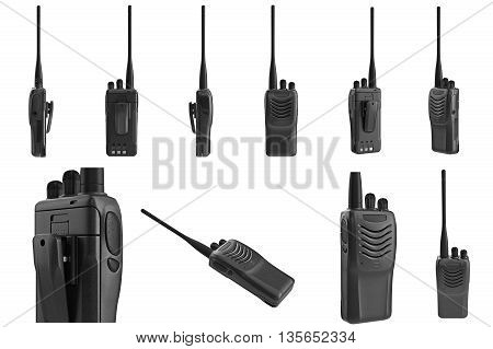 Set portable radio mobile telephone. 3D graphic