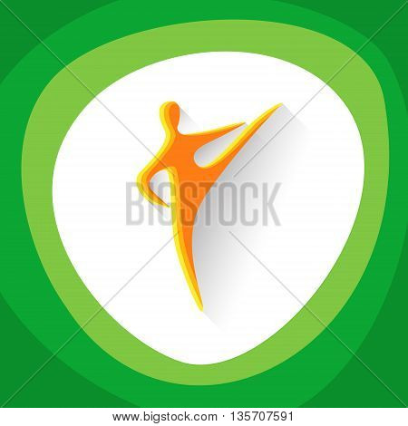 Taekwondo Sport Game Logo Competition Icon Vector Illustration