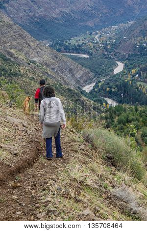 San Alfonso Valley, Trail In The  Mountain