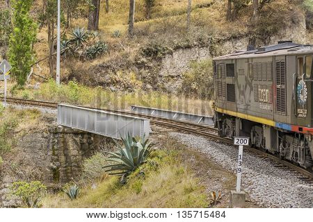 Nariz Del Diablo Train Trip Alausi Ecuador