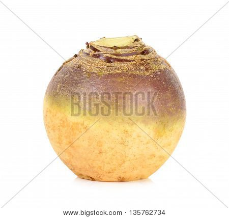 Swede Isolated On White Background