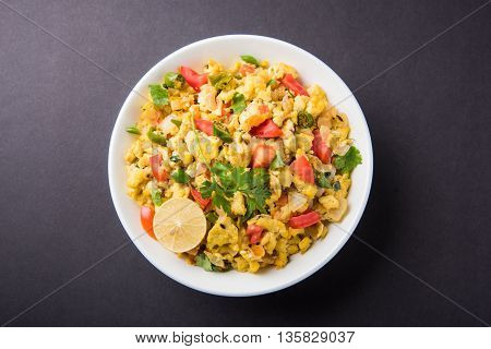 Spicy scrambled eggs or egg bhurji or anda bhurji