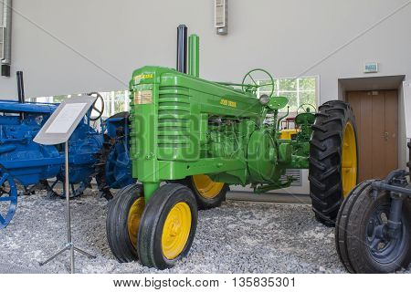 Rare Tractor "john Deere A" Museum Of The City Of Tractors Cheboksary, Chuvash Republic, R
