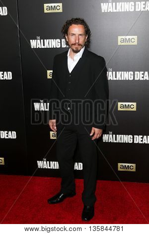 NEW YORK-OCT 9: Actor Michael Traynor attends AMC's 'The Walking Dead' season six premiere at Madison Square Garden on October 9, 2015 in New York City.