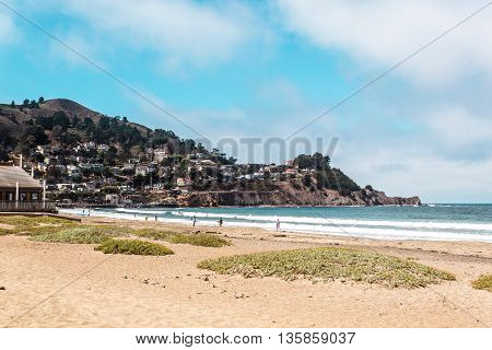 Oceanview From California Coast, United States