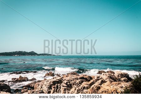 Oceanview From California Coast, United States