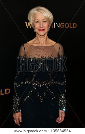 NEW YORK-MAR 30: Actress Helen Mirren attends the 
