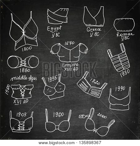 Set Of Different Epoch Bras