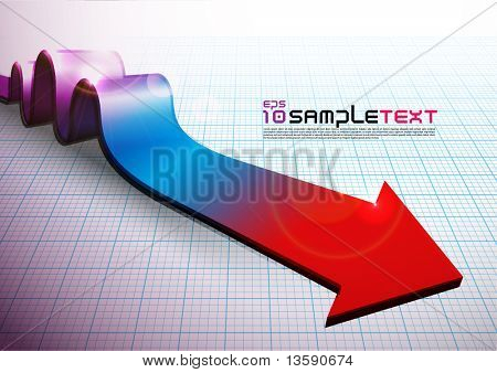 Vektoros 3D színes diagram
