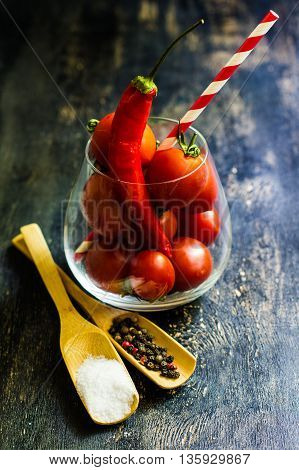 Cooking Concept With Tomatoes