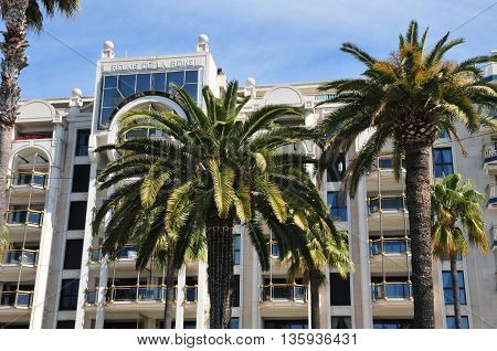 Cannes France - april 15 2016 : the Relais de la Reine luxury hotel