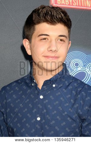 LOS ANGELES - JUN 23:  Bradley Steven Perry at the 100th DCOM Adventures In Babysitting LA Premiere Screening at the Directors Guild of America on June 23, 2016 in Los Angeles, CA