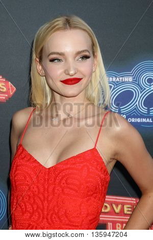 LOS ANGELES - JUN 23:  Dove Cameron at the 100th DCOM Adventures In Babysitting LA Premiere Screening at the Directors Guild of America on June 23, 2016 in Los Angeles, CA