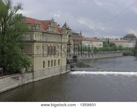 Uitzicht op Praag.