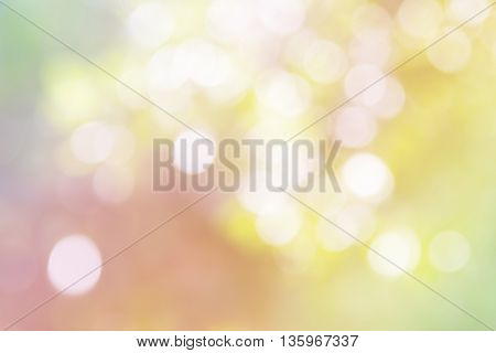 Dreamy Pastel And Dreamy Bokeh Background