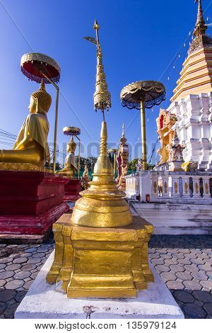 Phra That Chae Haeng pagoda model , art