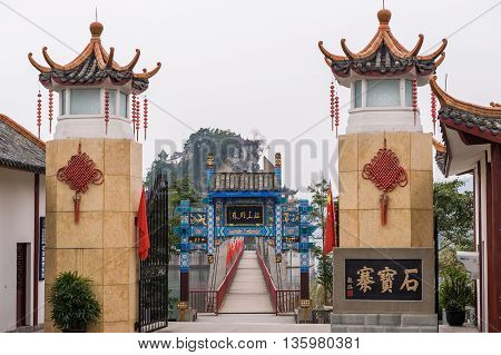 View Of City From Shibaozhai Fortress