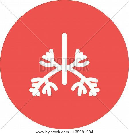 System, health, lungs icon vector image. Can also be used for human anatomy. Suitable for mobile apps, web apps and print media.