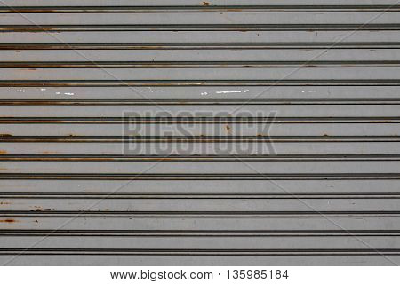 Old Rusty  Slide Door ,roller Shutter Texture
