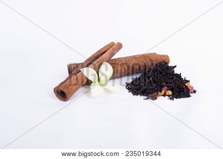 Cinnamon, Tea Moody, Tasty, Hot, Flower. White, Beauty
