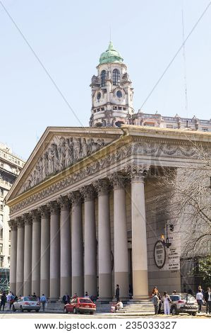 Buenos Aires, Argentina - September 12: The Buenos Aires Metropolitan Cathedral, The Main Catholic C