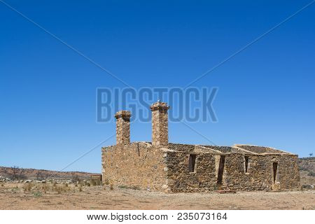 Kanyaka, South Australia, Australia - March 14, 2018: Overseers House. Kanyaka Station Is A Historic