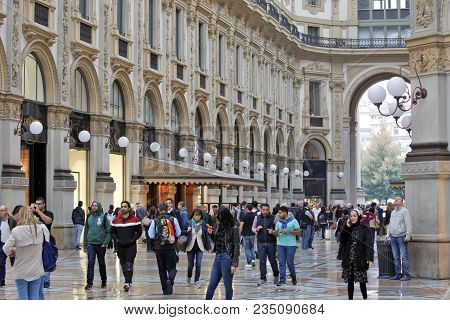 Milan, Italy - Gallery Vittorio Emanuele Ii
