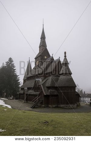 The Gustav Adolf Stabkirche In Harz National Park