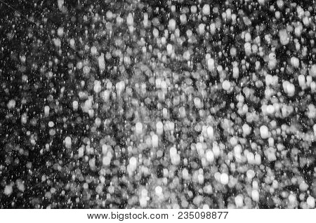 Bokhe Of Rain As Background Image.background Image.