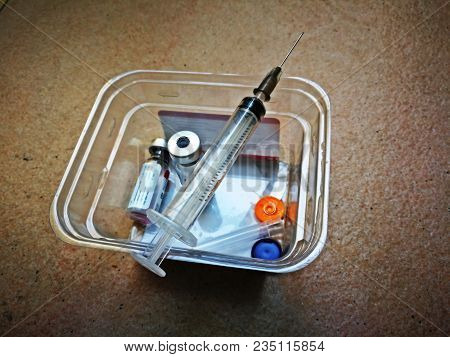 Needles And Vaccine For Protect My Dogs From  Rabies, Hydrophobia