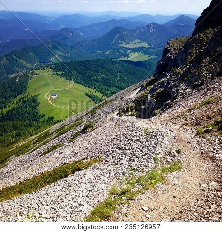 Fadensteig At Schneeberg, Lower Austria, Austria, Europe