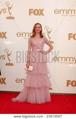 Лос-Анджелес - 18 сентября: Jayma Мейс, прибывающие в 63-Primetime Emmy Awards в театре Nokia в Сен
