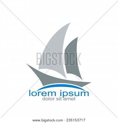 Sample Design Sailling Logo Concept Busines Transportation