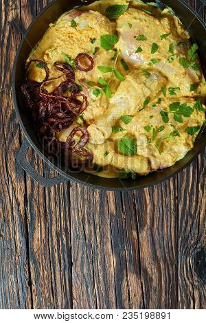 Chicken Pieces Marinated In Yogurt Sauce