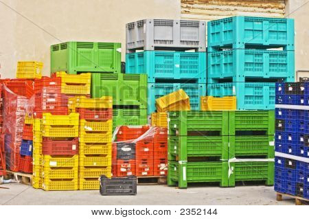 Coloured Crates