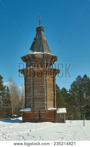 Russian Traditional Wooden Architecture  - Bell Tower