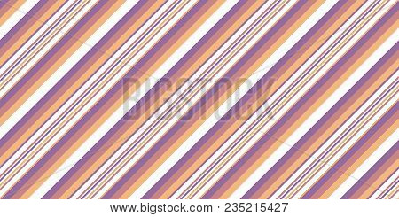 Orchid Indigo Beige Seamless Inclined Stripes Background. Modern Colors Sidelong Lines Texture. Vint