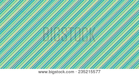 Lime Seamless Inclined Stripes Background. Modern Colors Sidelong Lines Texture. Vintage Style Strip